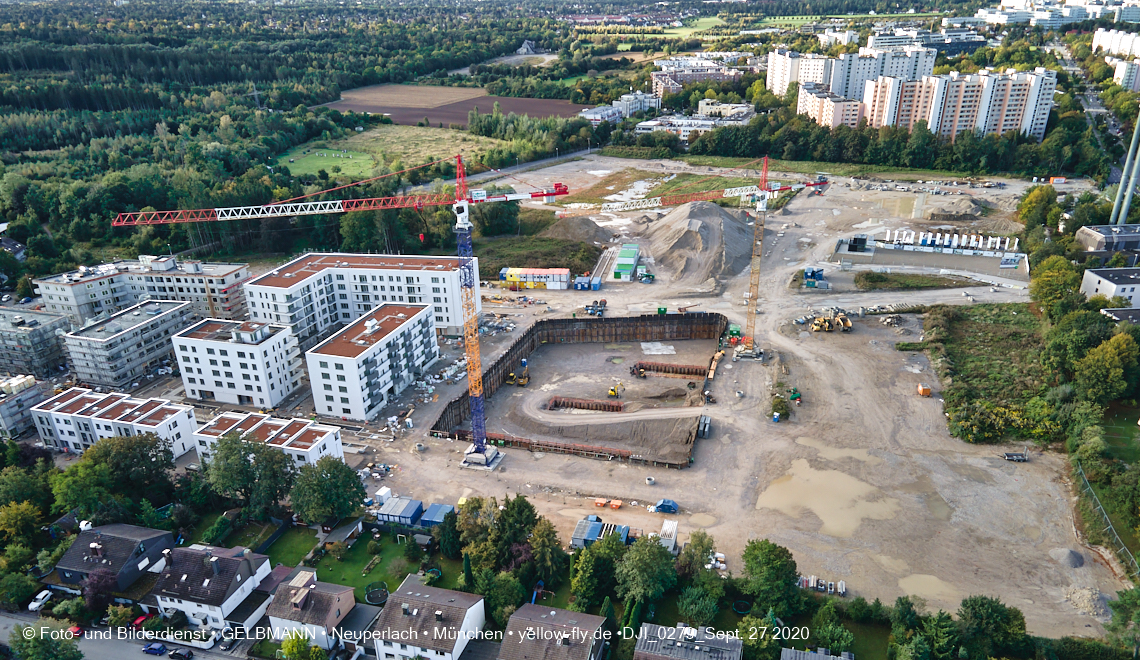 27.09.2020 - Baustelle Alexisquartier in Neuperlach